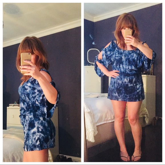 One Teaspoon Tie-Dyed Tunic Dress - Picture 3 of 7